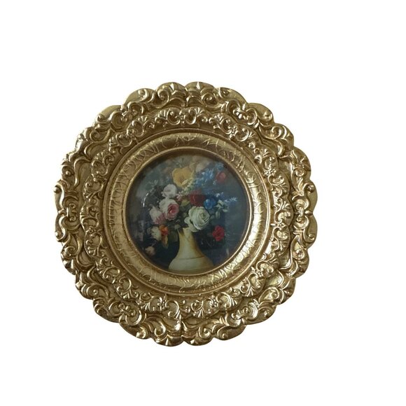 Ornate Gold Miniature Frame GG - Picture 2 of 3